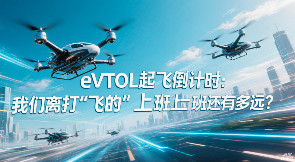 eVTOL起飞倒计时：我们离打“飞的”上班还有多远？(图1)