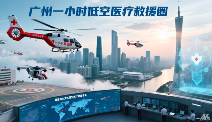 广州推进构建一小时低空医疗救援圈(图1)