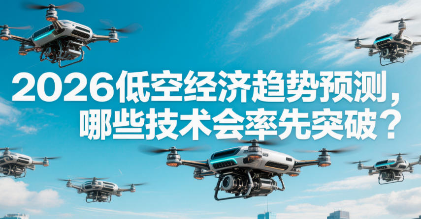 2026低空经济趋势预测，哪些技术会率先突破？