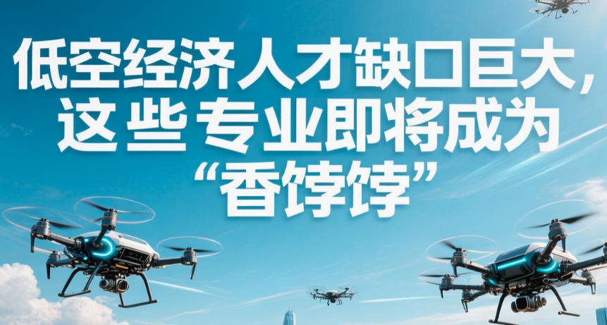 低空经济人才缺口巨大，这些专业即将成为“香饽饽”