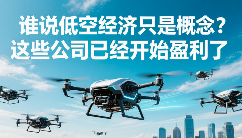 谁说低空经济只是概念？这些公司已经开始盈利了