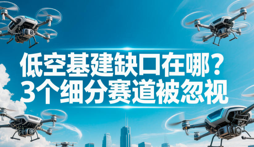 低空基建缺口在哪?3个细分赛道被忽视(图1) 低空基建缺口在哪?3个细分赛道被忽视(图1)