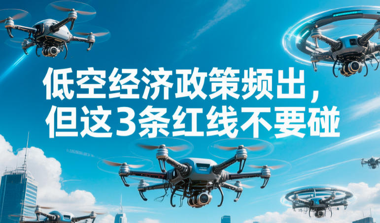低空经济政策频出，但这3条红线不要碰(图1)