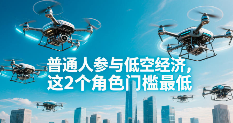 普通人参与低空经济,这2个角色门槛最低(图1) 普通人参与低空经济,这2个角色门槛最低(图1)