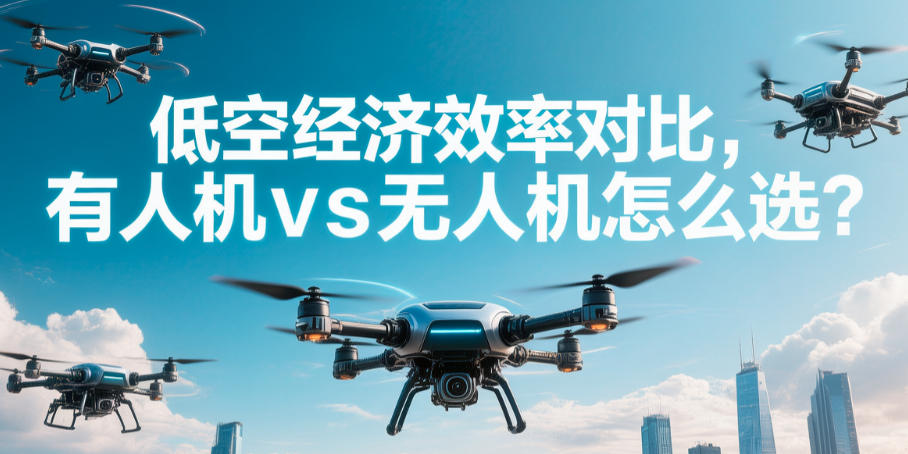 低空经济效率对比,有人机vs无人机怎么选?(图1) 低空经济效率对比,有人机vs无人机怎么选?(图1)