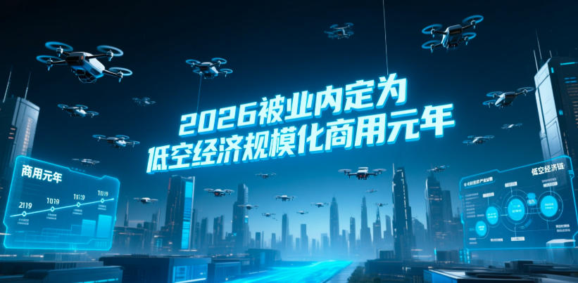 2026被业内定为低空经济规模化商用元年