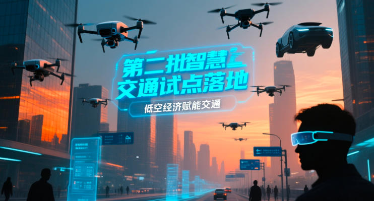 第二批智慧交通试点落地 低空经济赋能交通(图1) 第二批智慧交通试点落地 低空经济赋能交通(图1)