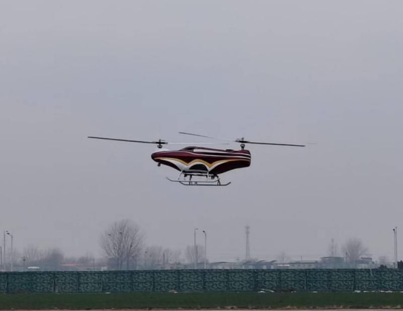 河北凌云航空 凌云LY7型纵列双旋翼大载重无人直升机配置参数价格量产时间