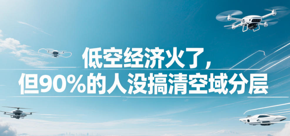 低空经济火了,但90%的人没搞清空域分层(图1) 低空经济火了,但90%的人没搞清空域分层(图1)