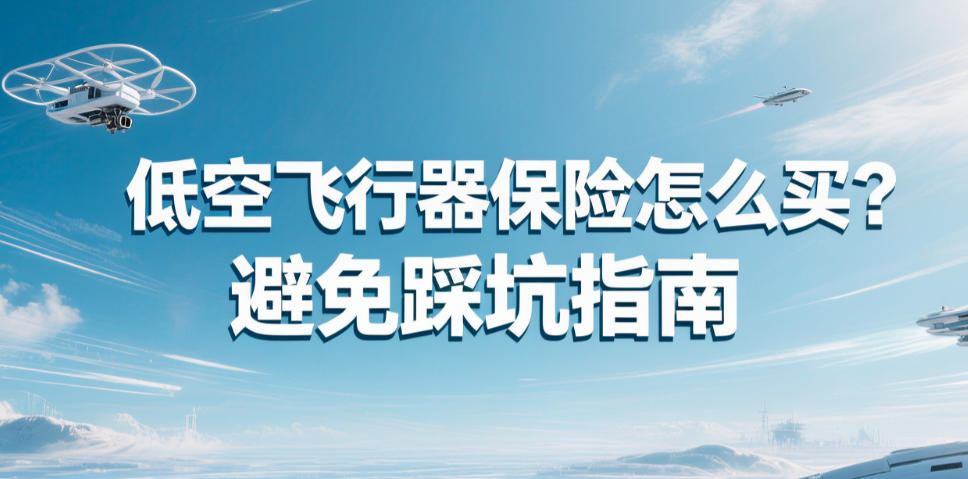 低空飞行器保险怎么买？避免踩坑指南(图1)