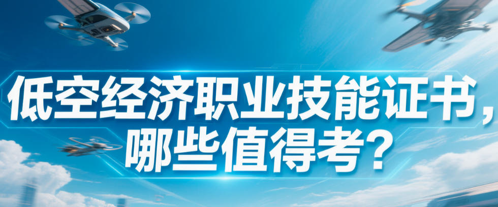 低空经济职业技能证书,哪些值得考?(图1) 低空经济职业技能证书,哪些值得考?(图1)
