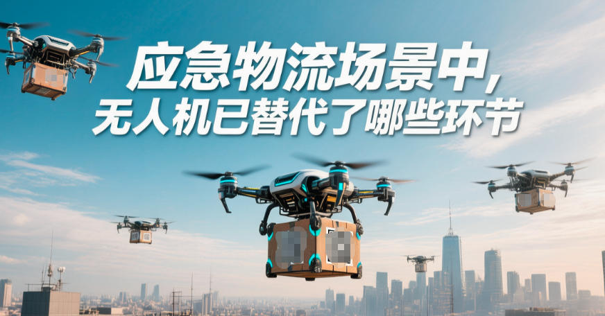 应急物流场景中，无人机已替代了哪些环节(图1)