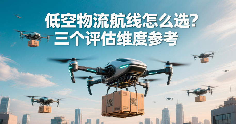 低空物流航线怎么选？三个评估维度参考