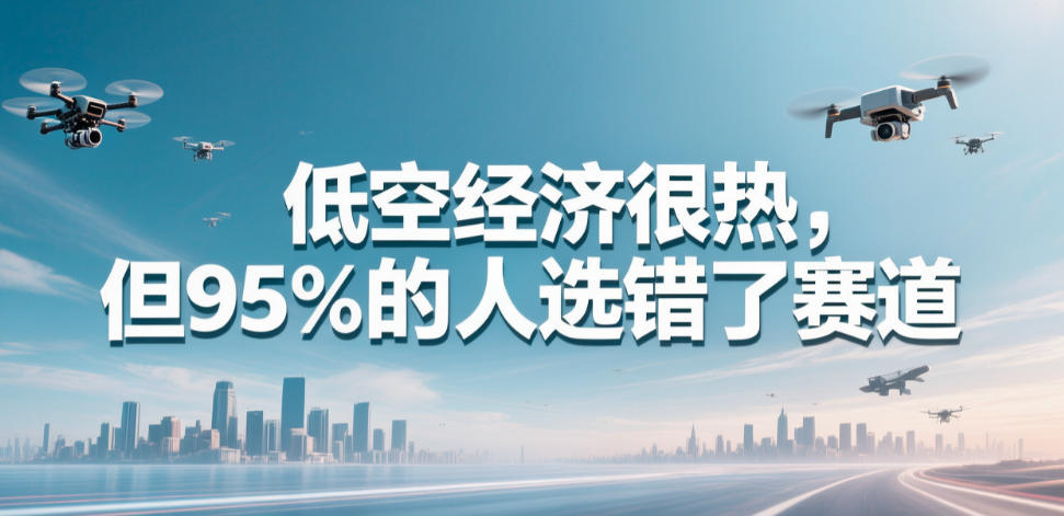 低空经济很热，但95%的人选错了赛道