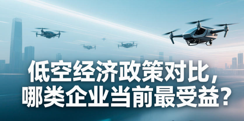 低空经济政策对比，哪类企业当前最受益？(图1)