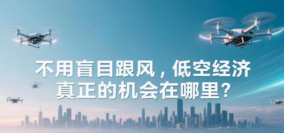 不用盲目跟风，低空经济真正的机会在哪里？(图1)