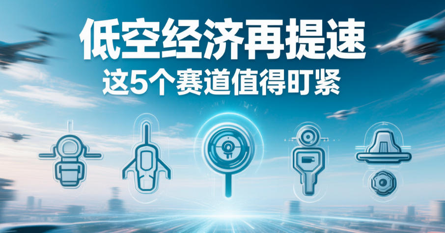 低空经济再提速，这5个赛道值得盯紧(图1)