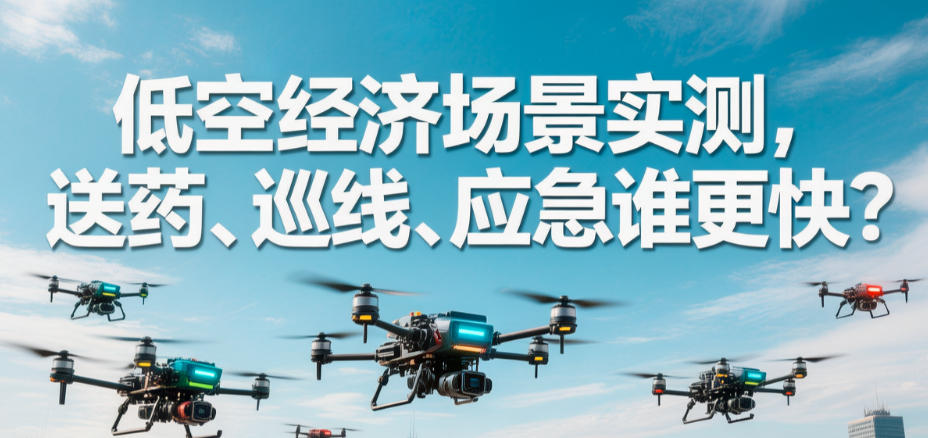 低空经济场景实测，送药、巡线、应急谁更快？(图1)