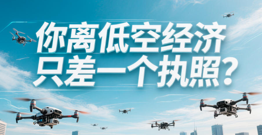 你离低空经济只差一个执照？(图1)