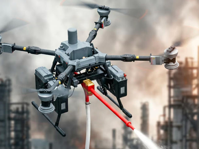 华启天成机载消防水枪套件 | 升空即决战，出水不间断