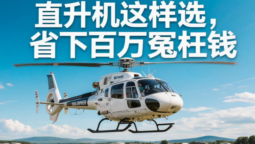 直升机这样选，省下百万冤枉钱(图1)