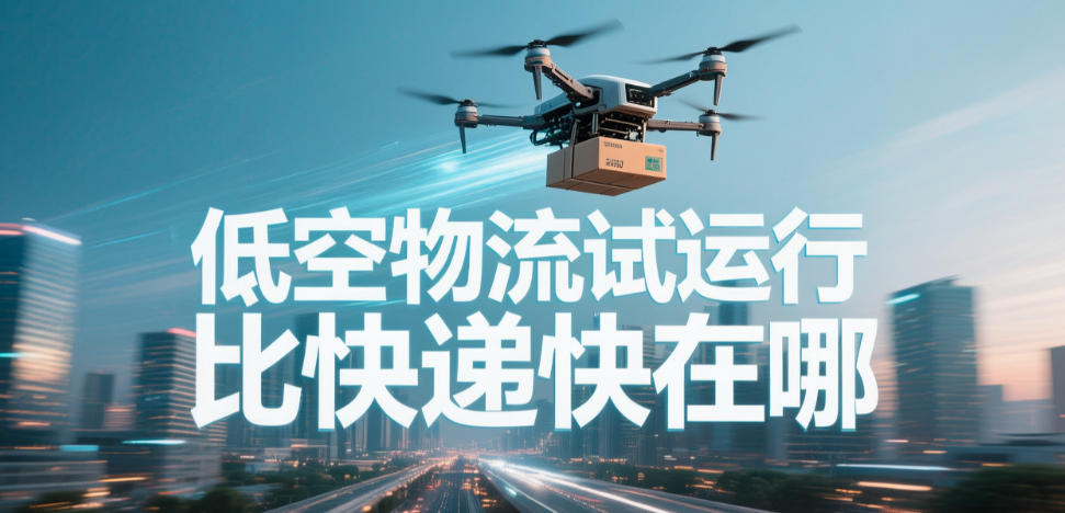 低空物流试运行，比快递快在哪