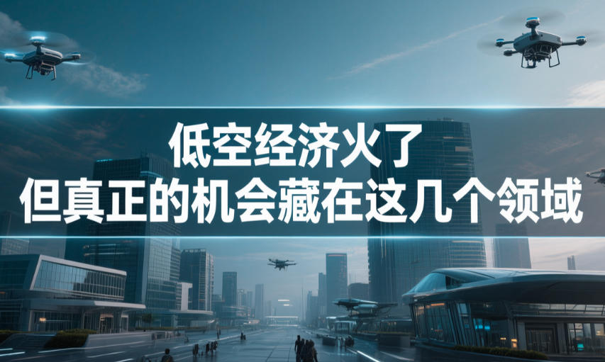 低空经济火了，但真正的机会藏在这几个领域