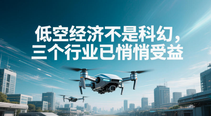 低空经济不是科幻，三个行业已悄悄受益