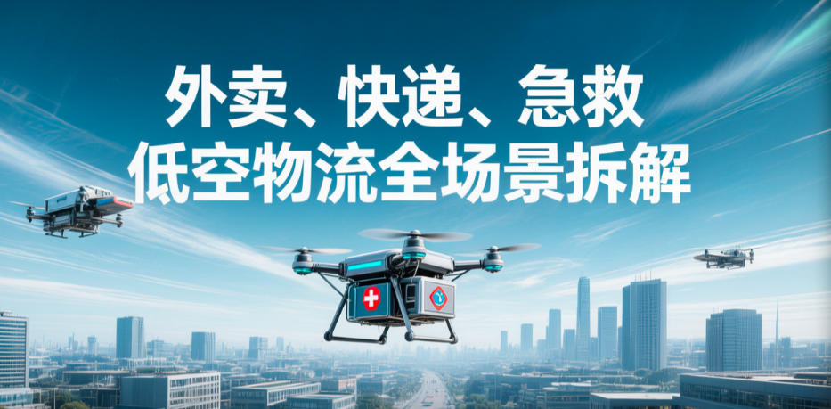 外卖、快递、急救，低空物流全场景拆解