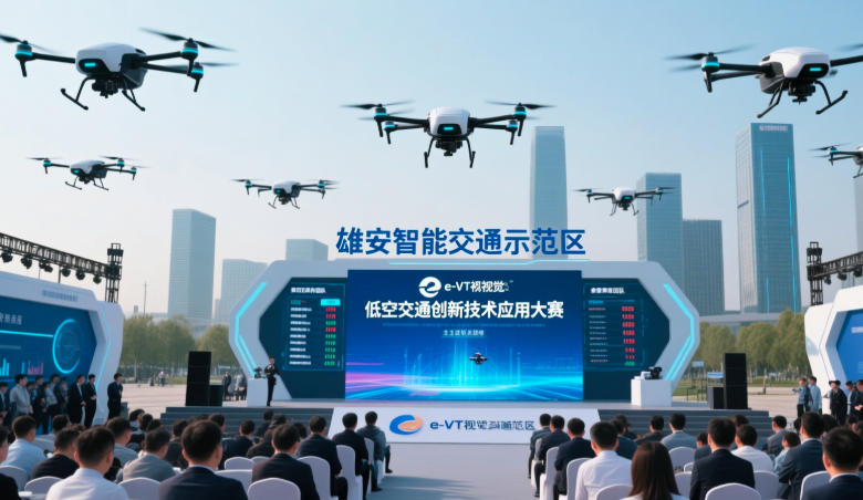 雄安举行低空交通创新技术应用大赛
