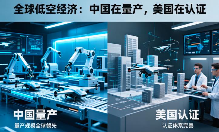 全球低空经济：中国在量产，美国在认证