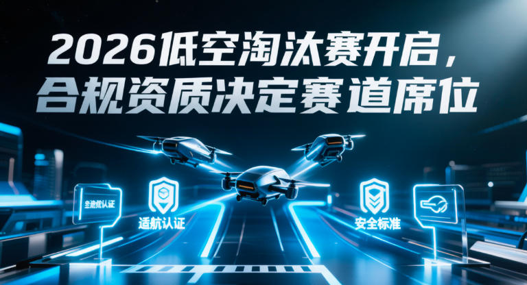 2026低空淘汰赛开启,合规资质决定赛道席位(图1) 2026低空淘汰赛开启,合规资质决定赛道席位(图1)
