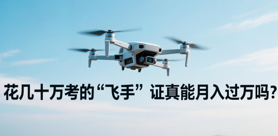 花几十万考的“飞手”证真能月入过万吗?(图1) 花几十万考的“飞手”证真能月入过万吗?(图1)