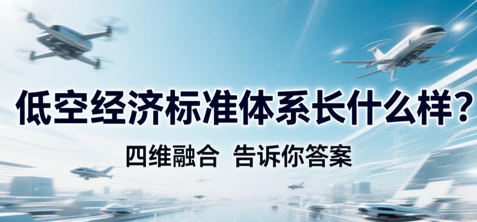 低空经济标准体系长什么样？“四维融合”告诉你答案
