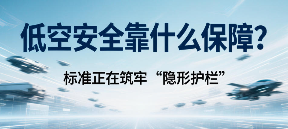 低空安全靠什么保障？标准正在筑牢“隐形护栏”