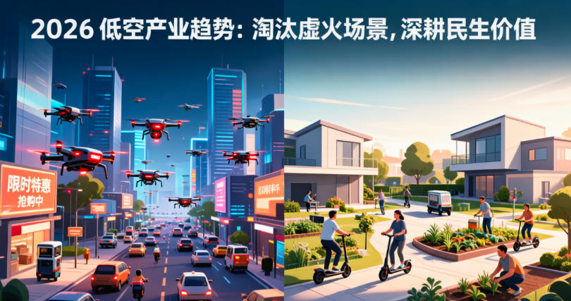 2026低空产业趋势:淘汰虚火场景,深耕民生价值(图1) 2026低空产业趋势:淘汰虚火场景,深耕民生价值(图1)
