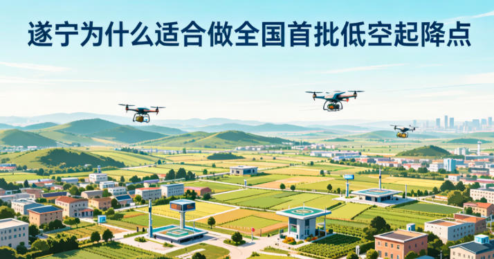 遂宁为什么适合做全国首批低空起降点(图1) 遂宁为什么适合做全国首批低空起降点(图1)