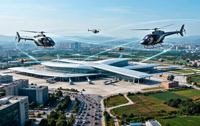 低空服务民生，天府机场五年重塑西部空域格局(图1)