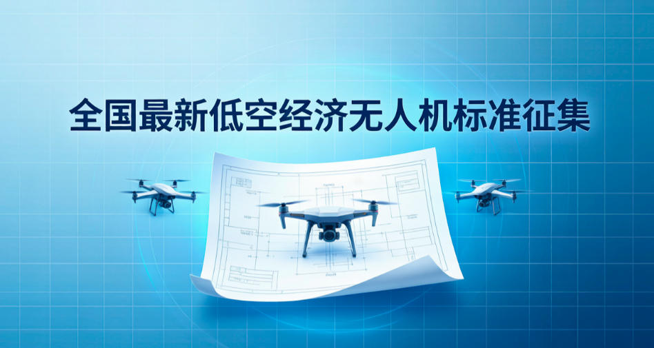 全国最新低空经济无人机标准征集