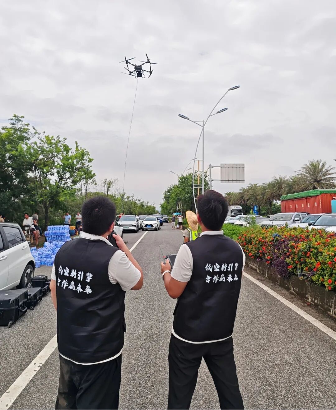 北投低空为贵港抢险救灾提供空中支援(图1) 北投低空为贵港抢险救灾提供空中支援(图1)