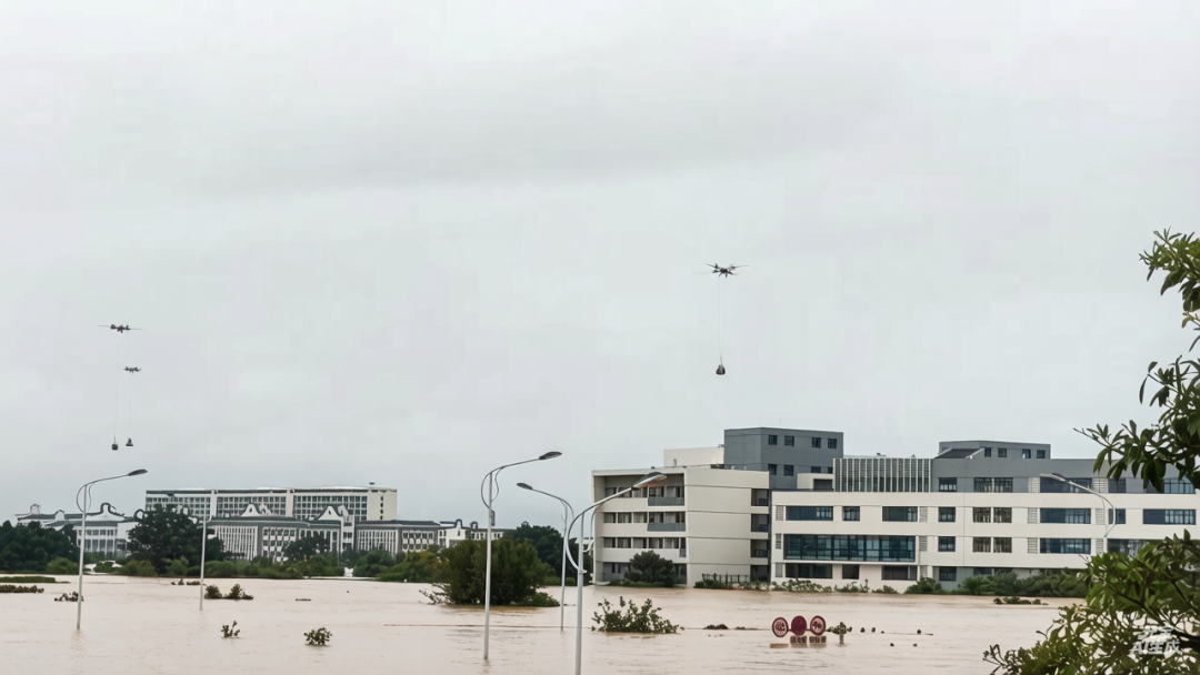 北投低空为贵港抢险救灾提供空中支援(图2) 北投低空为贵港抢险救灾提供空中支援(图2)