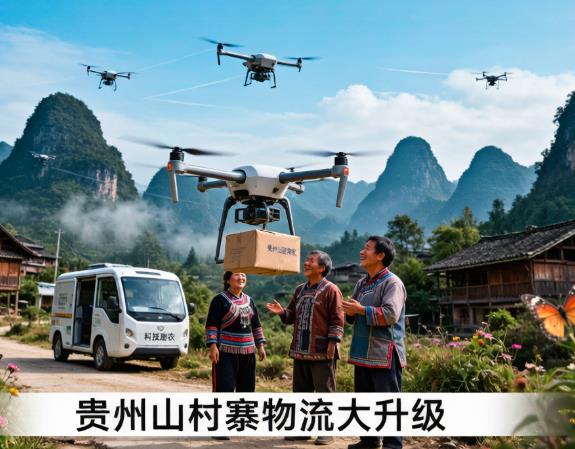 深山村寨物流大升级,低空配送让贵州乡村生活换新貌(图1) 深山村寨物流大升级,低空配送让贵州乡村生活换新貌(图1)