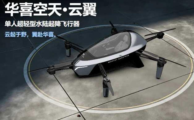 华喜空天 · 云翼 WorthyAero R1 水陆两栖垂直起降eVTOL配置参数价格量产时间