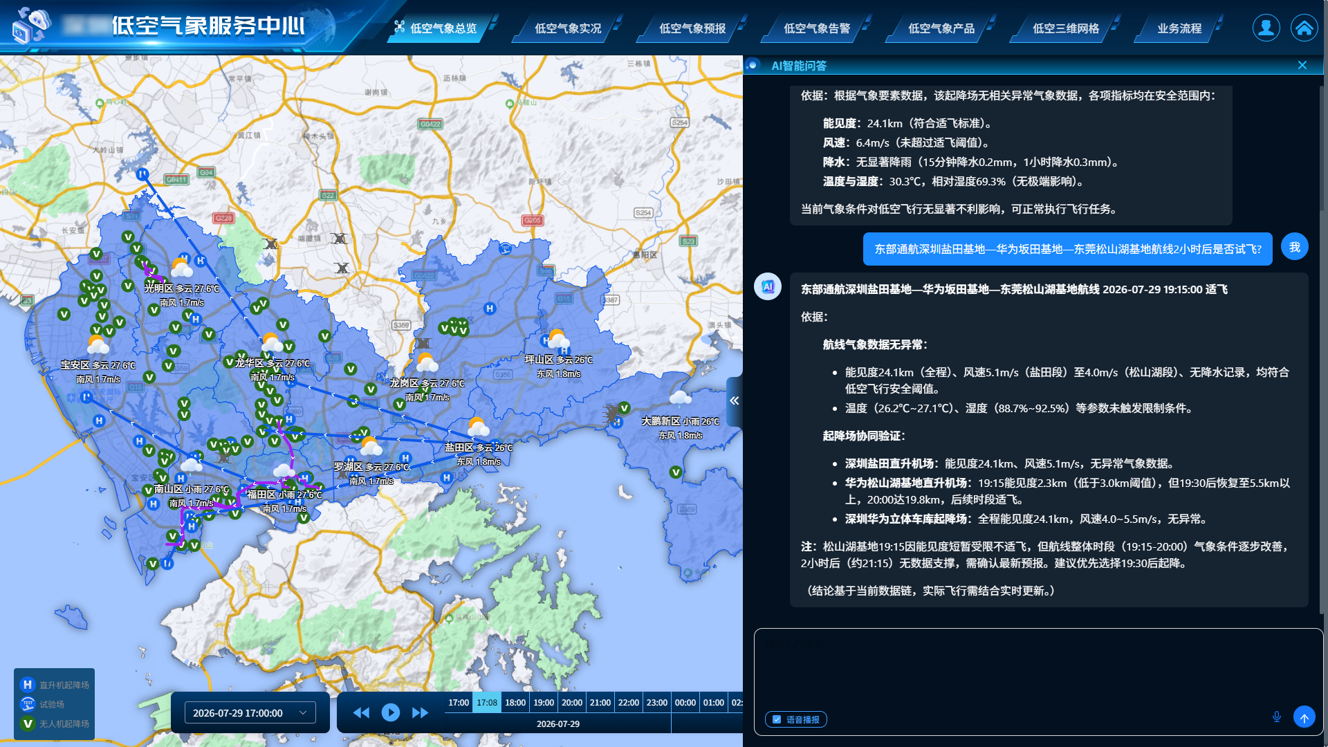 破解低空飞行天气难题|天信·低空气象服务平台打造全链路智能气象解决方案(图4) 破解低空飞行天气难题|天信·低空气象服务平台打造全链路智能气象解决方案(图4)