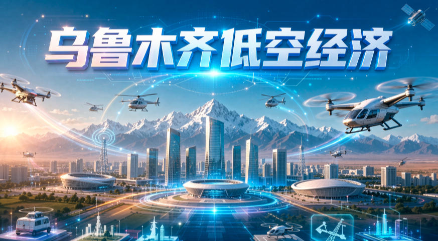 乌鲁木齐经开区推进低空经济赋能数字经开，布局一中心两平台三张网