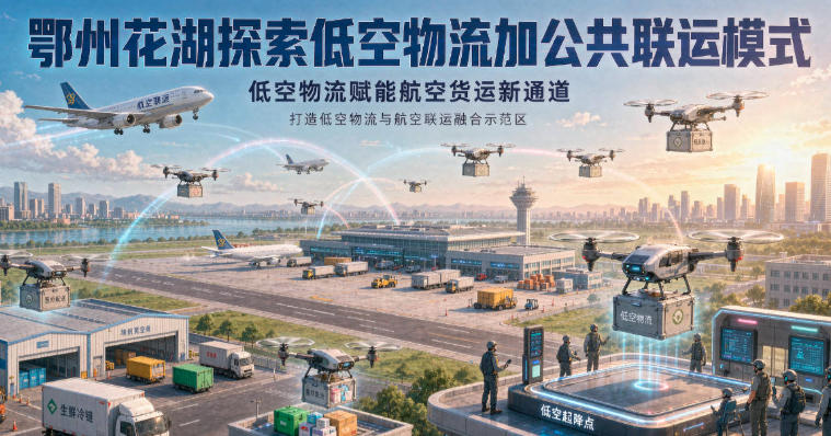 鄂州花湖探索低空物流加航空联运模式(图1) 鄂州花湖探索低空物流加航空联运模式(图1)