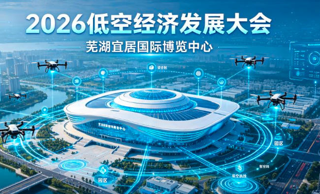 从“飞起来”到“定标准”:2026低空经济发展大会在芜湖开幕(图1) 从“飞起来”到“定标准”:2026低空经济发展大会在芜湖开幕(图1)