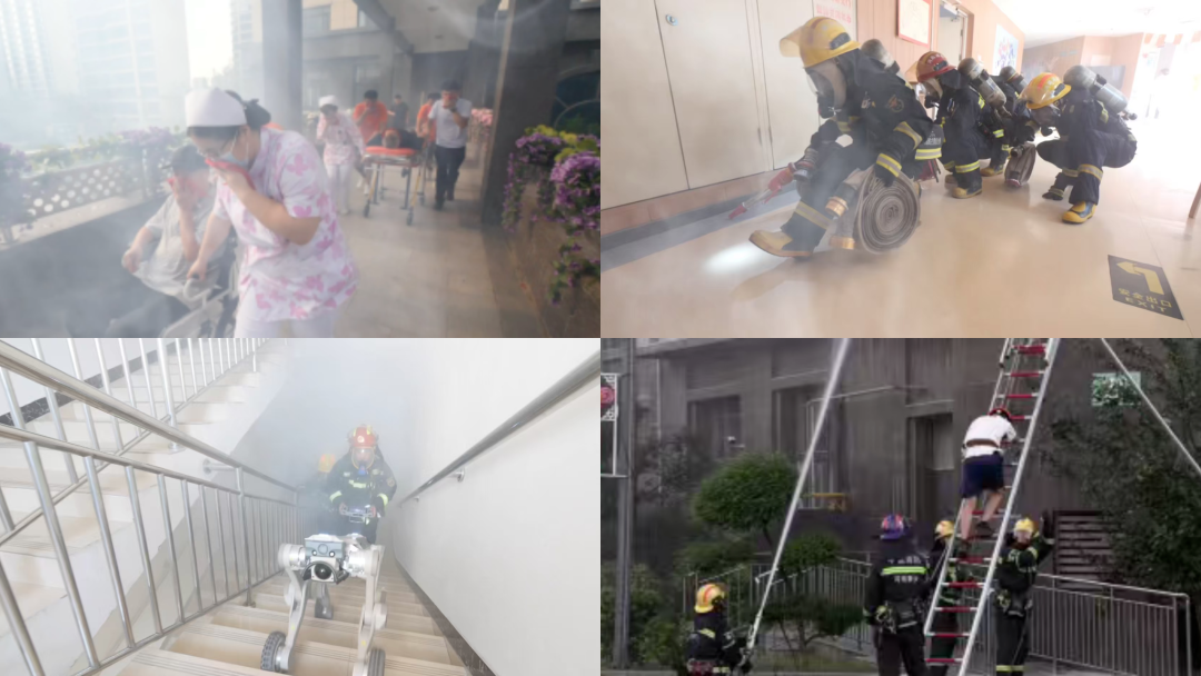 空地协同 科技赋能 | 华启天成参演河南全省消防救援队伍养老机构灭火救援教学式实战演练(图8) 空地协同 科技赋能 | 华启天成参演河南全省消防救援队伍养老机构灭火救援教学式实战演练(图8)