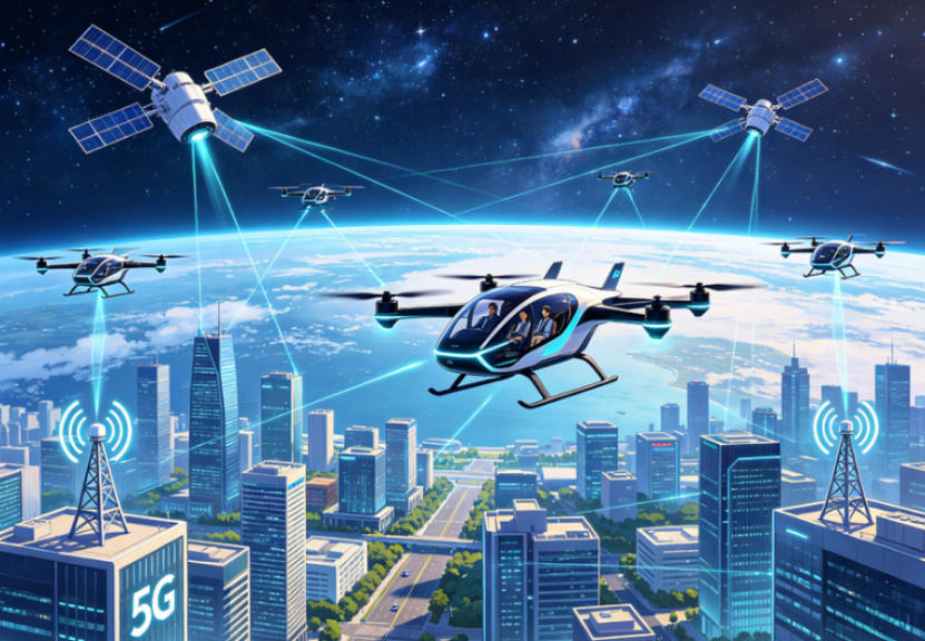 低空经济呼唤全域通信,卫星通信弥补地面盲区(图1) 低空经济呼唤全域通信,卫星通信弥补地面盲区(图1)