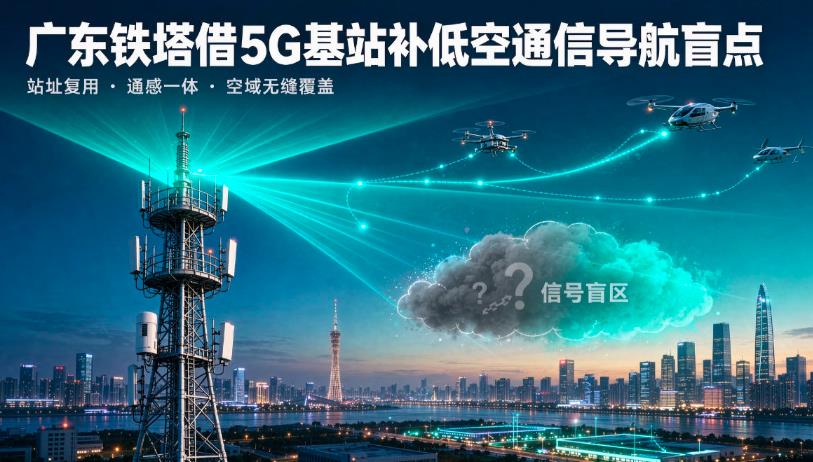 广东铁塔借5G基站补低空通信导航盲点(图1)